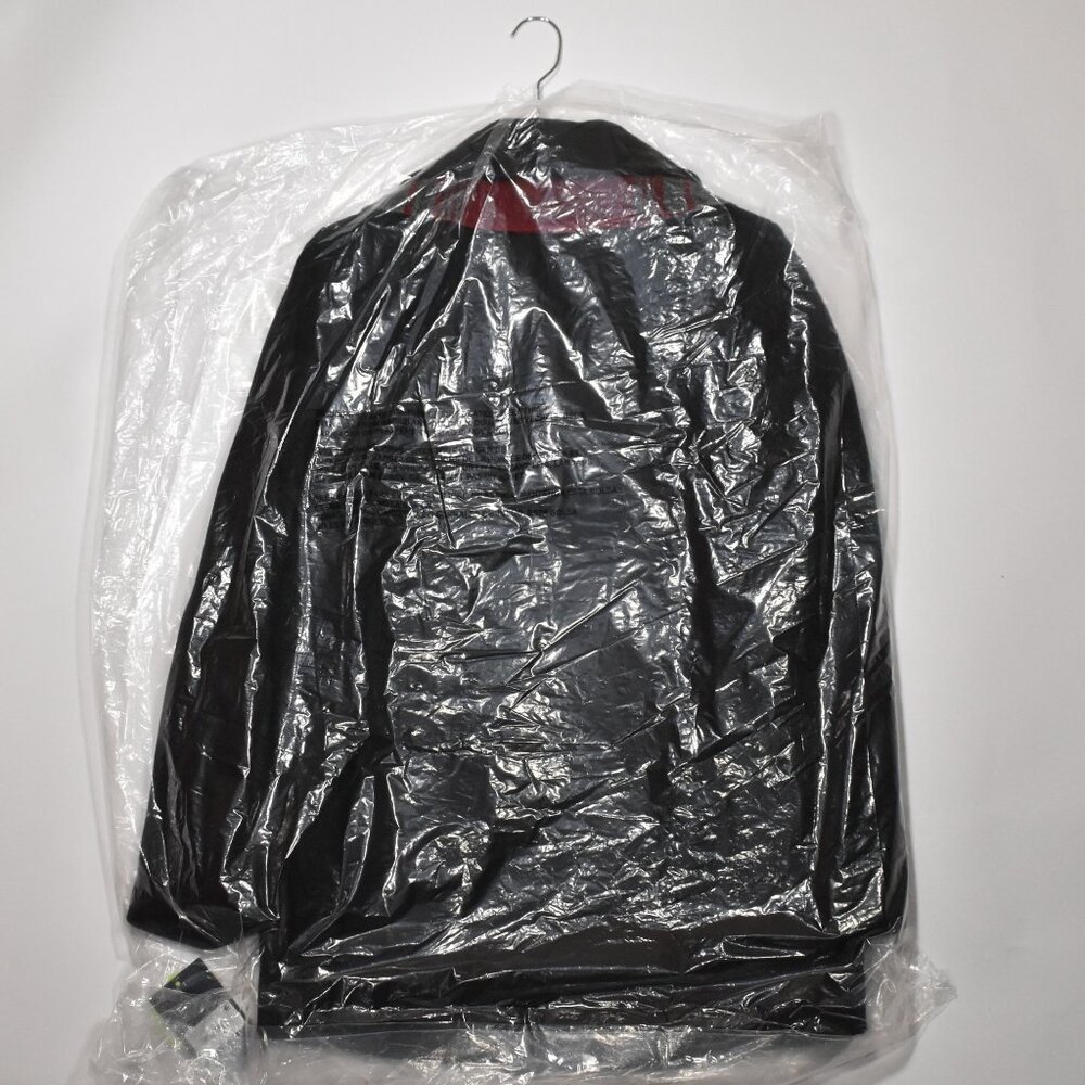 LONDON FOG Womens Double Breasted Peacoat with Scarf Black Size Medium NEW - Picture 9 of 11
